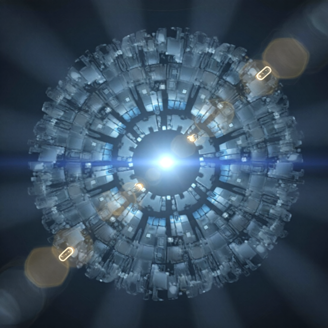 Ilustración conceptual de datos desordenados organizándose en flujos claros que simbolizan decisiones de marketing efectivas.